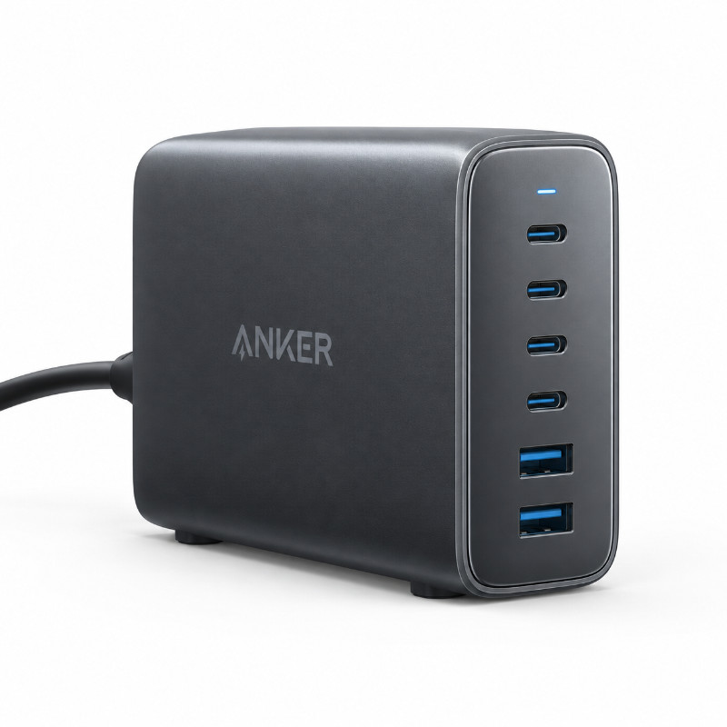 Anker 543 USB-C oplaadstation 6 poorten