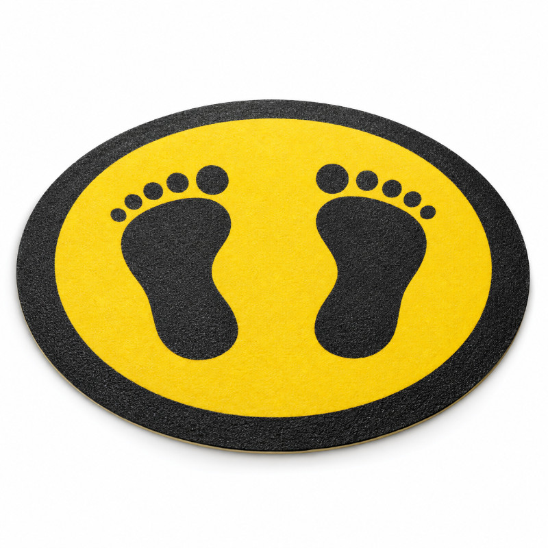 Antislip vloerstickers rond 40 cm - 10 stuks