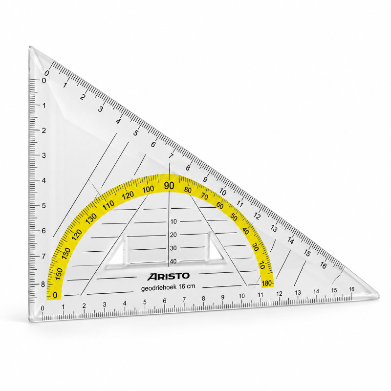 Aristo geodriehoek 16 cm