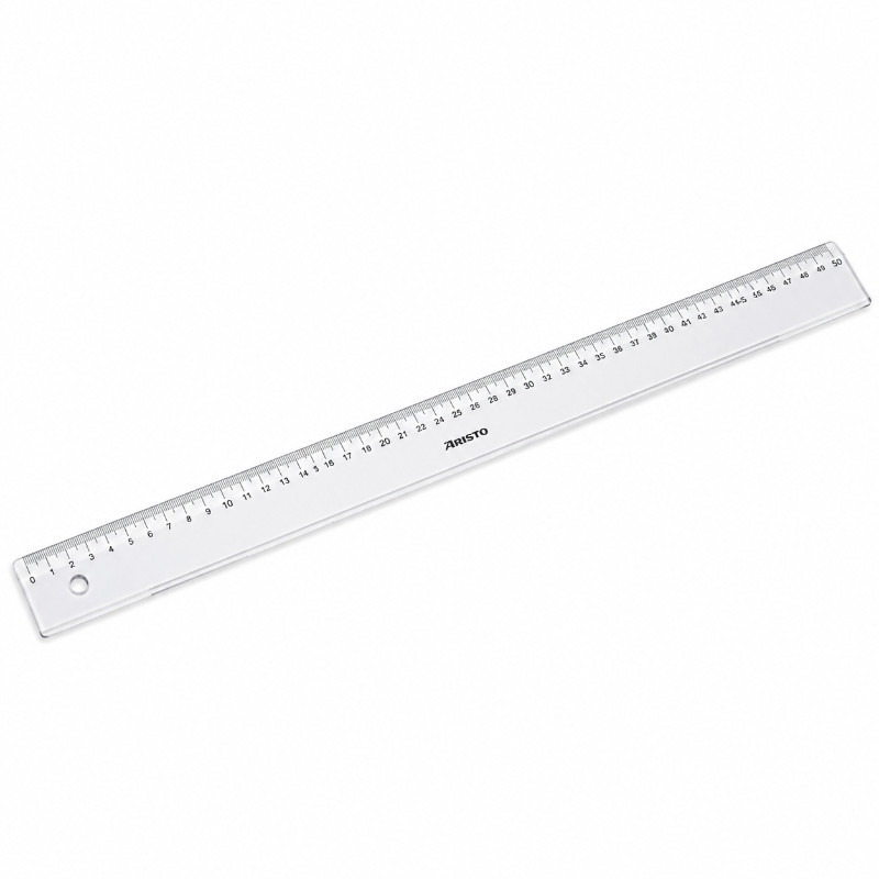 Aristo liniaal 50 cm transparant