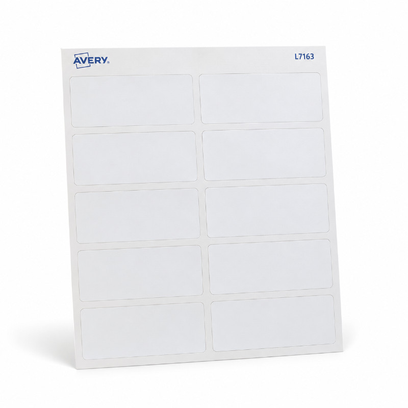 Avery L7163 adreslabels 99,1x38,1 mm - 1.400 stuks