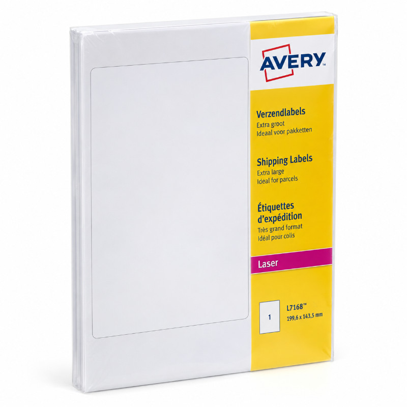 Avery L7168 verzendlabels 199,6x143,5 mm - 200 stuks