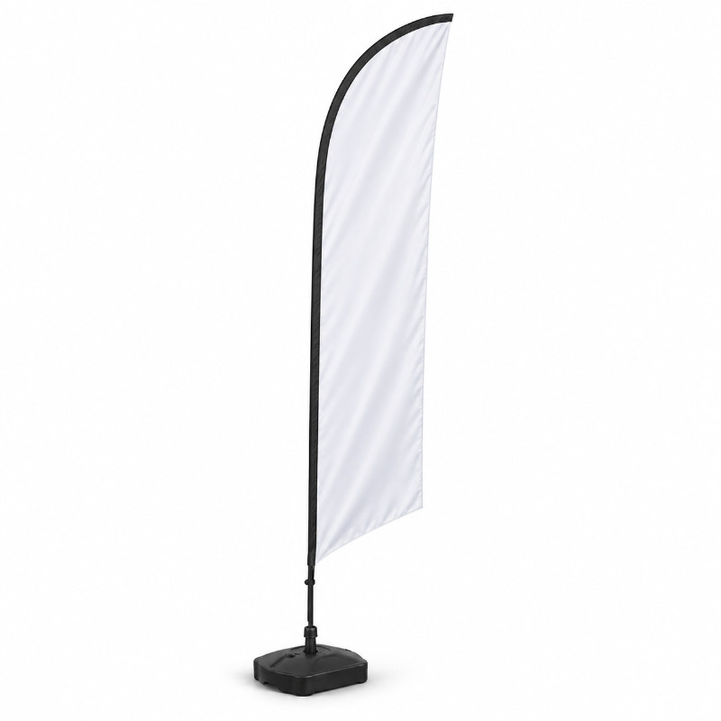 Beachflag 300 cm met voet