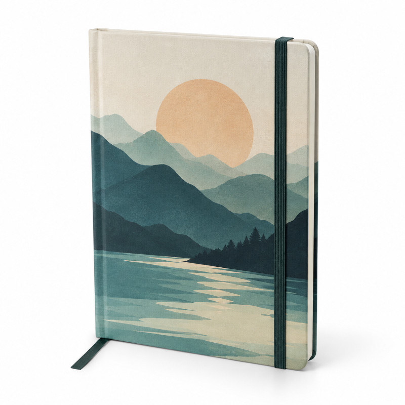 Bedrukt notitieboek A5 hardcover - 50 stuks