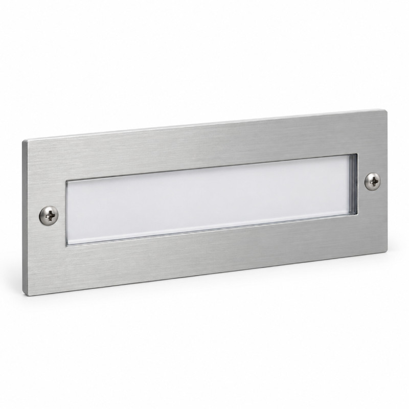 Deurnaambord 200x80 mm aluminium met venster