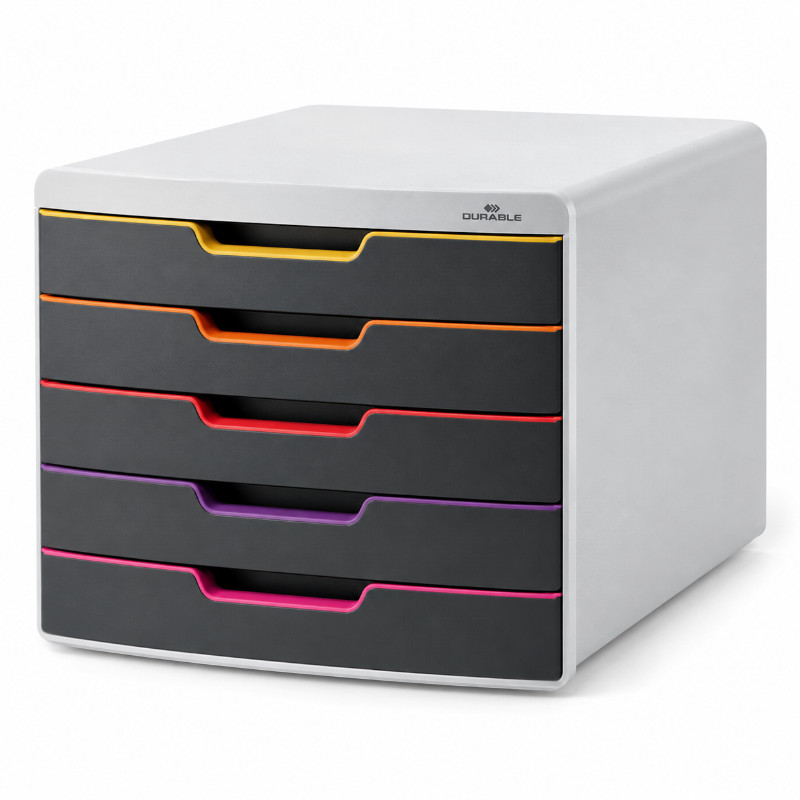 Durable Varicolor bureau-organizer