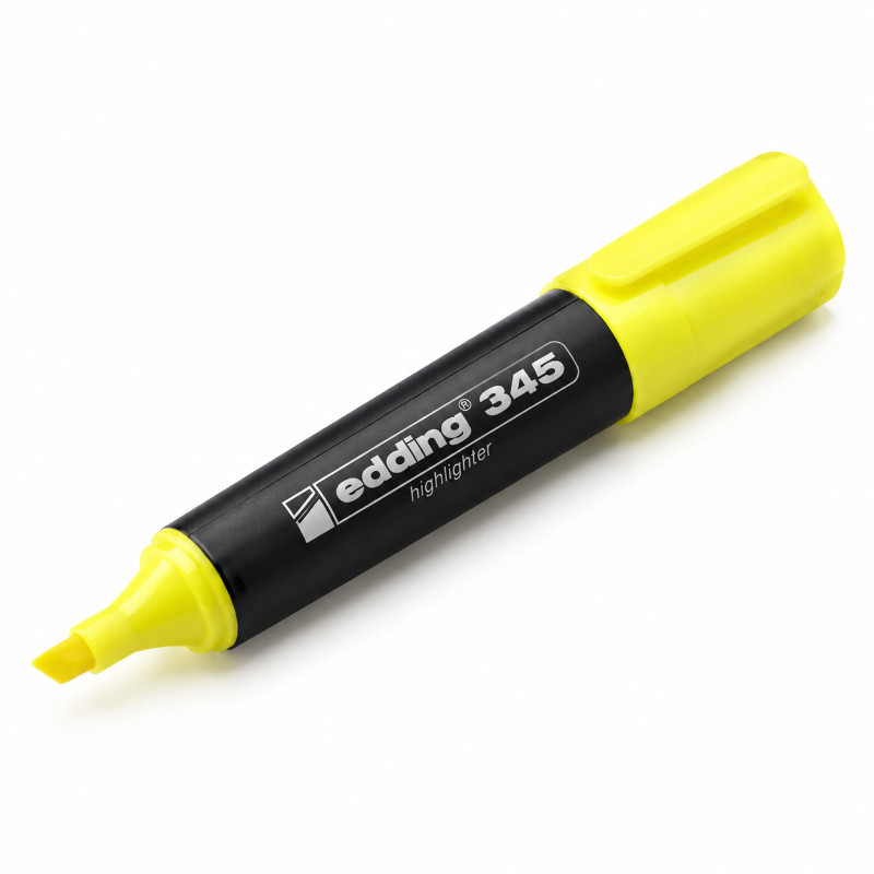 Edding 345 markeerstiften geel - 10 stuks