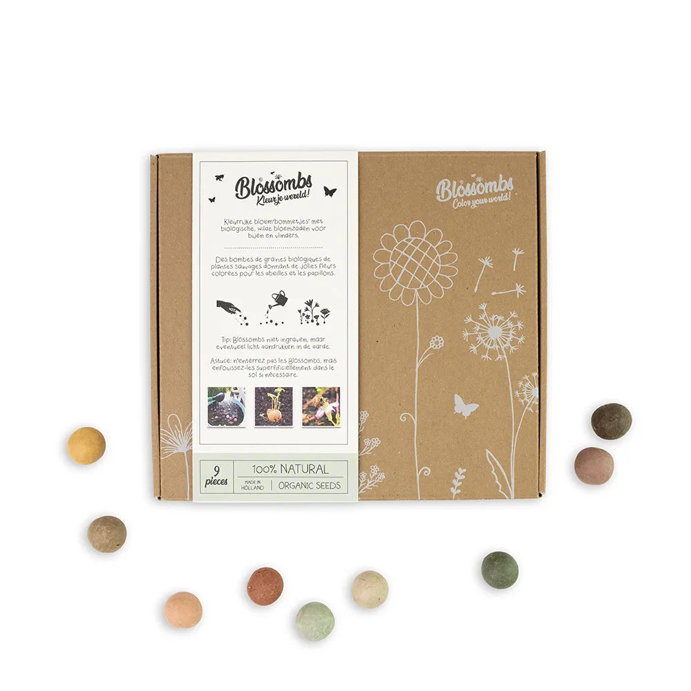 Giftbox Medium 9 Blossombs - Banderol NL/FR