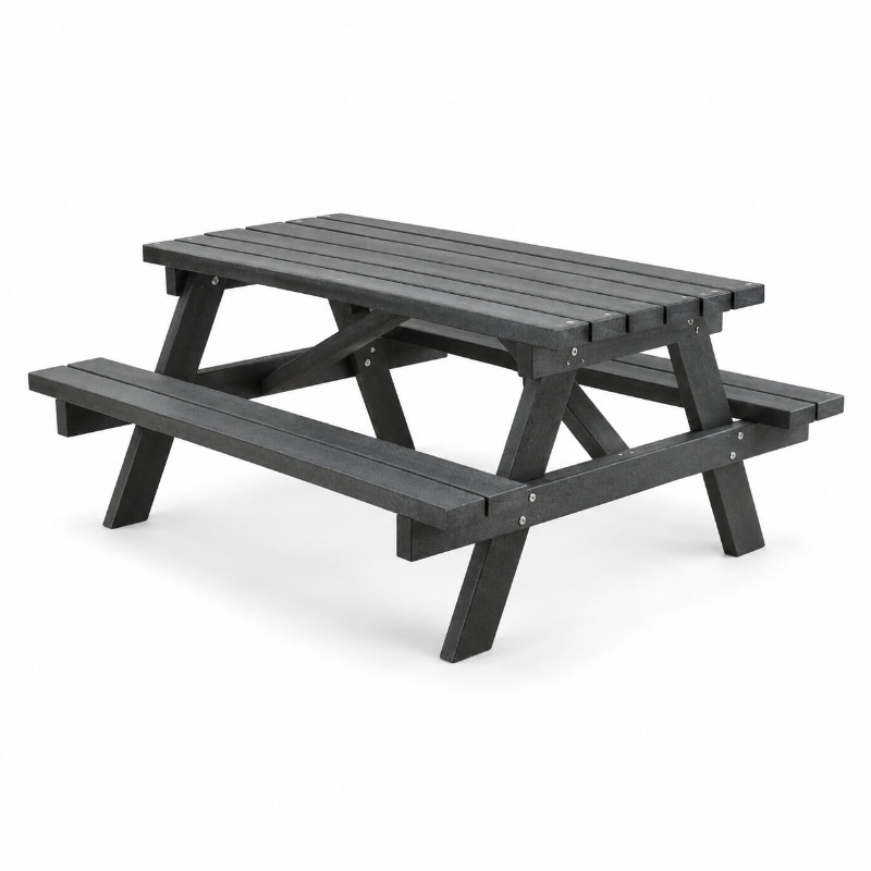 KUK buitenpicknicktafel van gerecycled kunststof