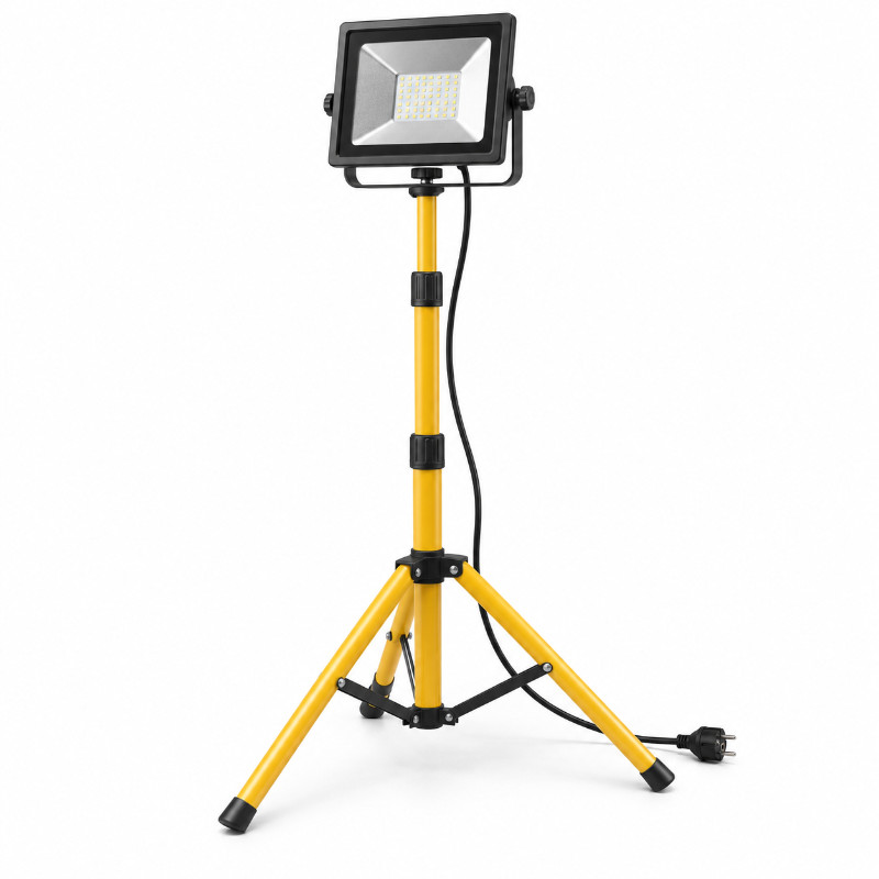 LED-bouwlamp 50 W met statief