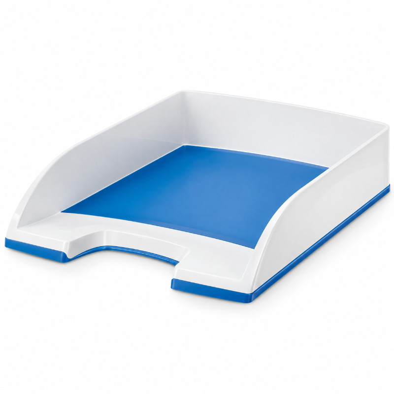 Leitz WOW brievenbak wit/blauw