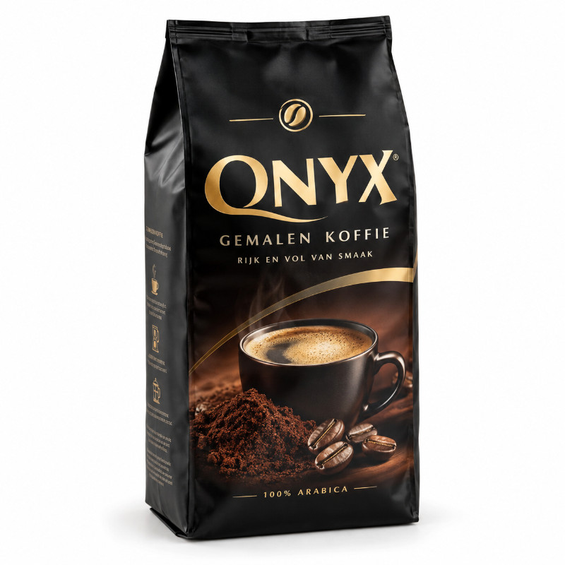 Onyx gemalen koffie