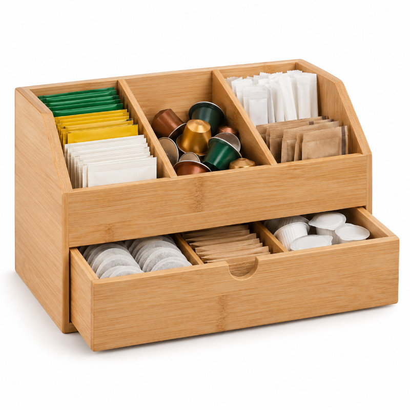 Opbergdoos voor koffie, thee en accessoires