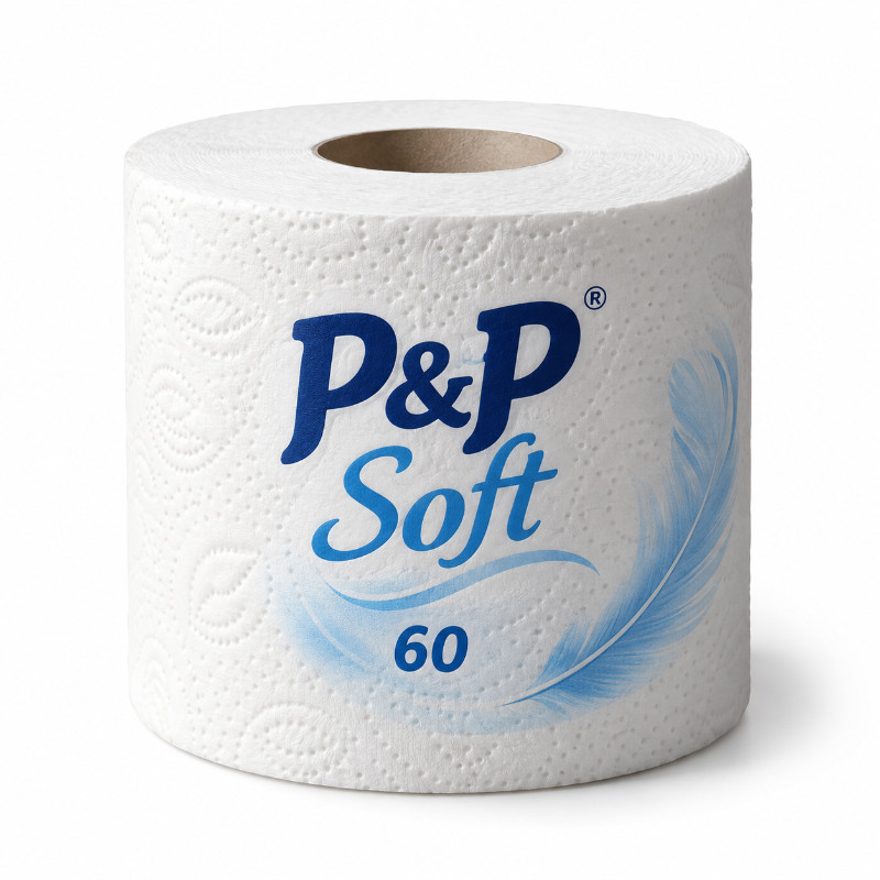 P&P Soft 60 toiletpapier - 20 rollen