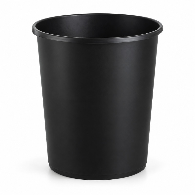 Papierbak 18 liter zwart - 5 stuks
