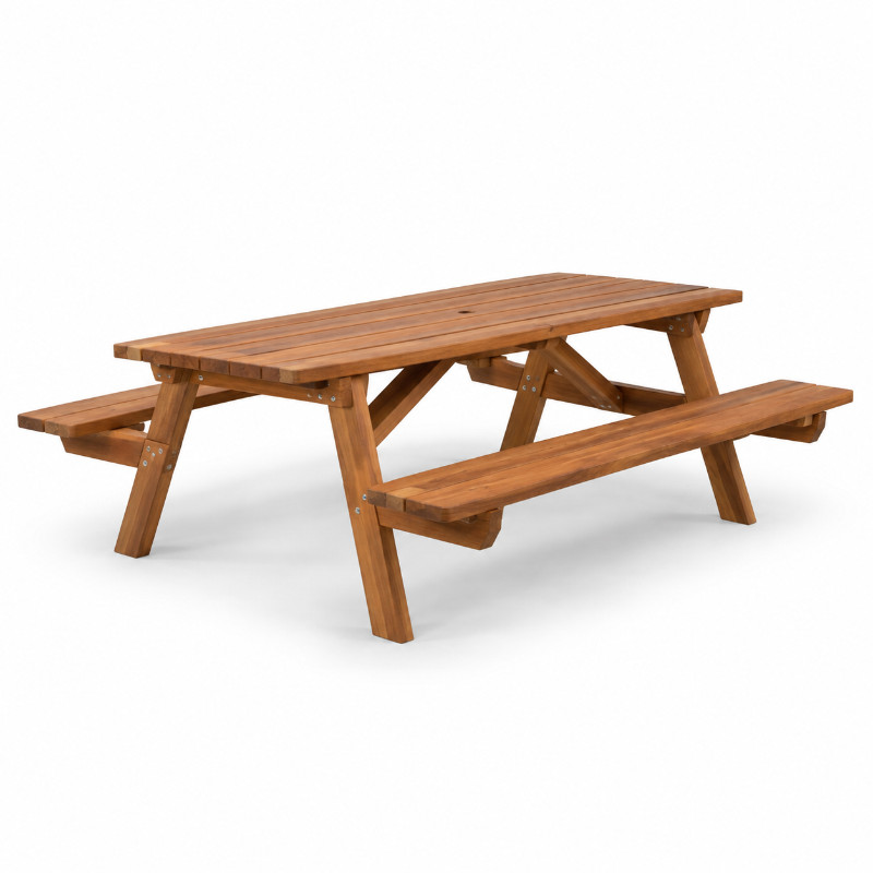 Picknicktafel rolstoeltoegankelijk hardhout
