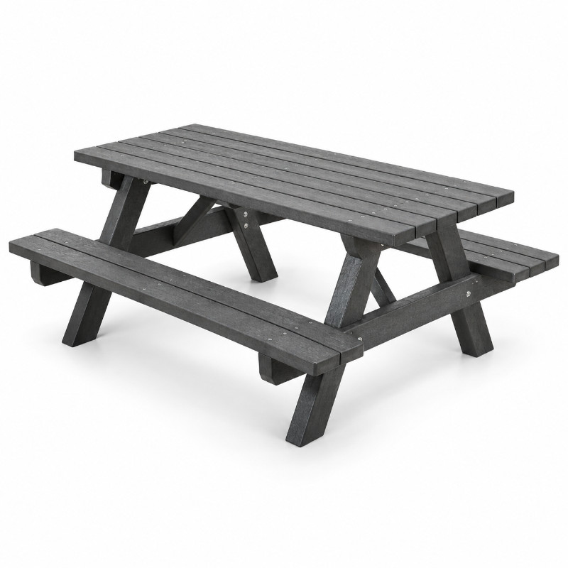 Picknicktafel van gerecyclede kunststof