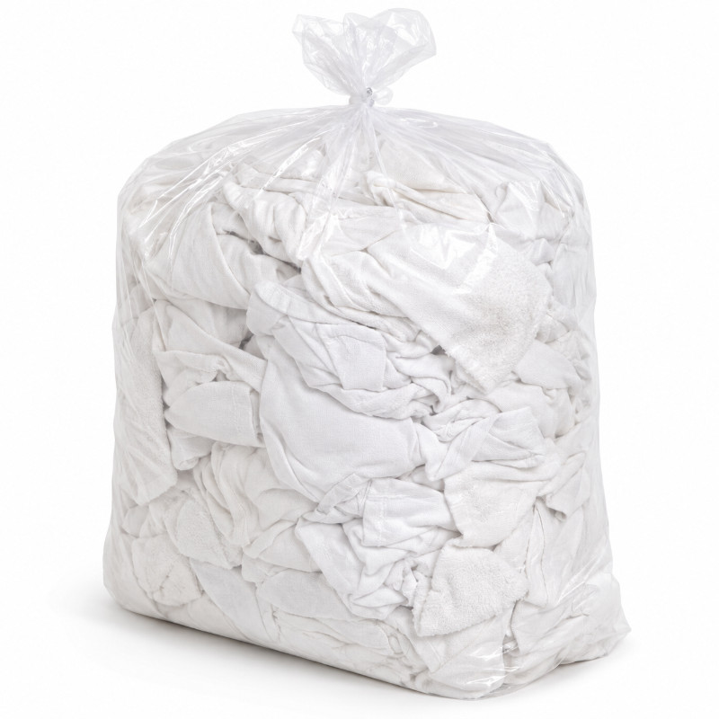 Poetsdoeken katoen wit - 10 kg