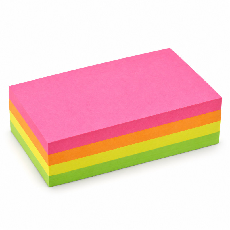 Quantore memoblok 76x127 mm neon assorti - 400 vel
