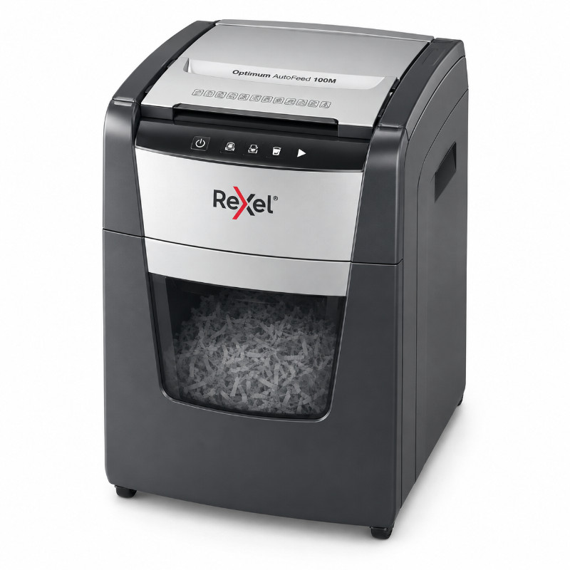 Rexel Optimum AutoFeed 100M papiervernietiger