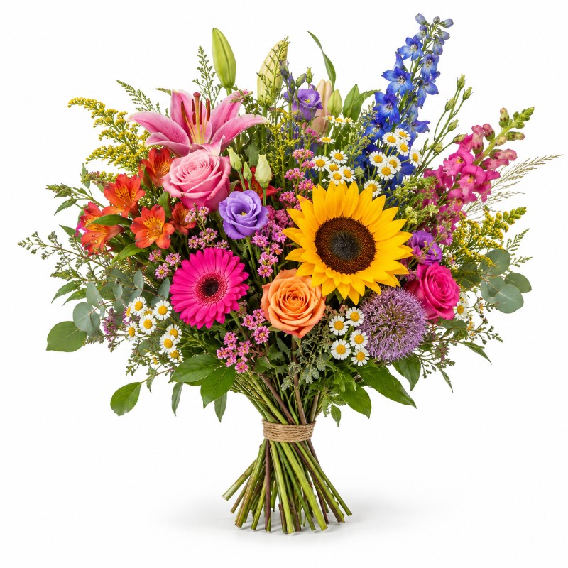 Seizoensbloemen abonnement - weekboeket