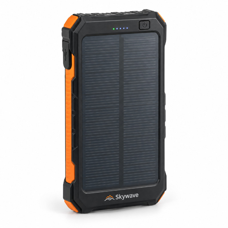 Skywave solar powerbank met bedrukking