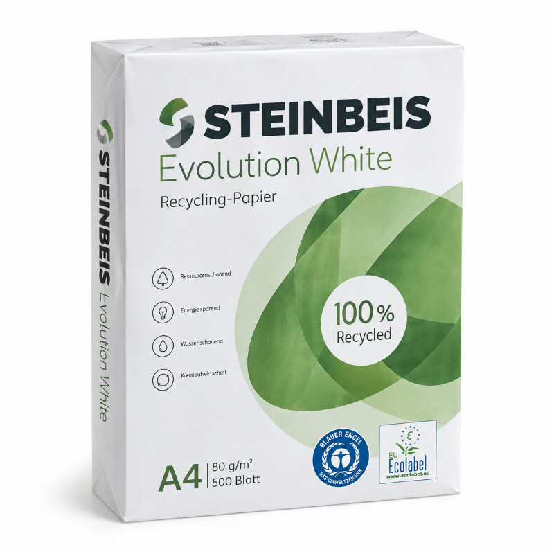 Steinbeis Evolution White A4 recyclepapier - 500 vel