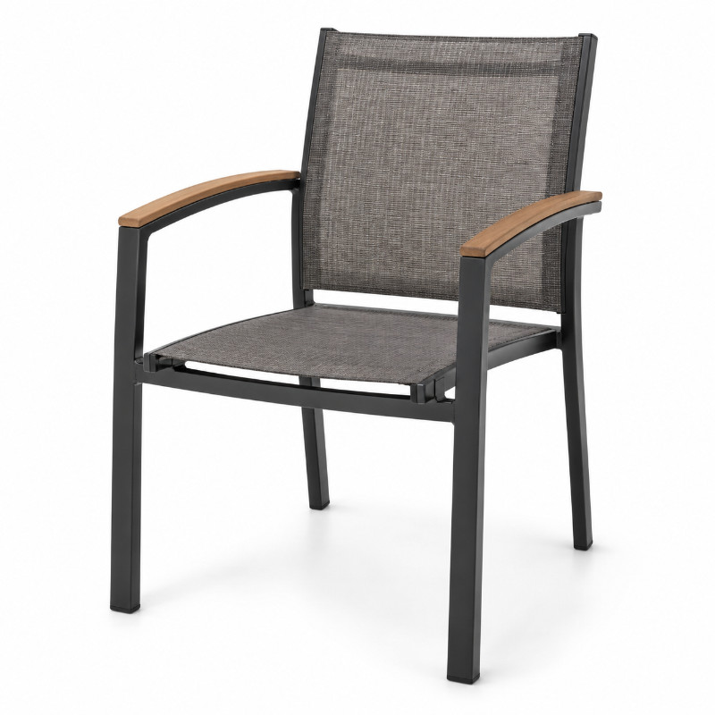 Terrasstoelen stapelbaar - 6 stuks
