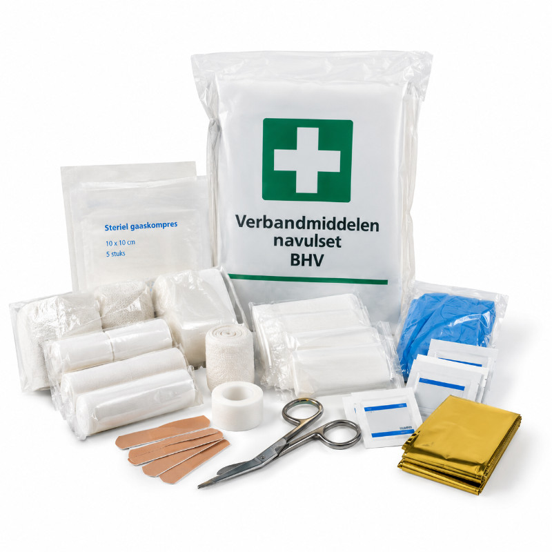 Verbandmiddelen navulset BHV