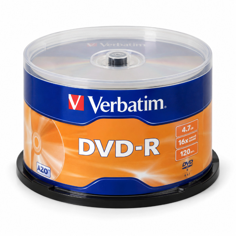 Verbatim DVD-R 4,7 GB spindel - 25 stuks